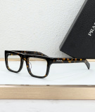 Prada Fashion Versatile Square Frame Glasses Sunglasses Size: 53-21-140