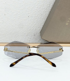 Bvlgari Fashion Versatile Personalized Serpentine Glasses Leg Glasses Sunglasses Size: 54-18-145
