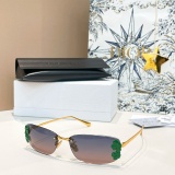Dior Fashion Versatile Personalized Clover Glasses Sunglasses Size: 63-14-135