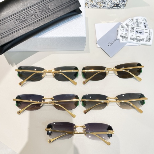 Dior Fashion Versatile Personalized Clover Glasses Sunglasses Size: 63-14-135