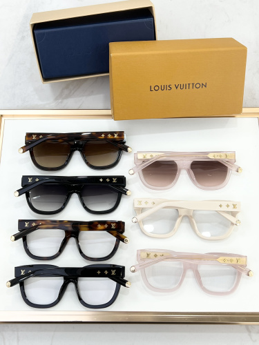 Louis Vuitton Fashion Versatile Glasses Sunglasses Size: 54-17-143
