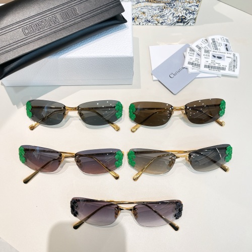 Dior Fashion Versatile Personalized Clover Glasses Sunglasses Size: 63-14-135