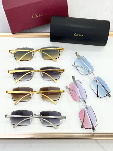 Cartier Fashion Versatile Glasses Sunglasses Size: 57-17-135