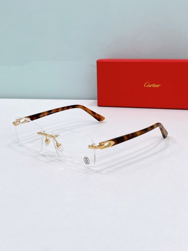 Cartier Fashion Simple Versatile Glasses Sunglasses Size: 55-18-145