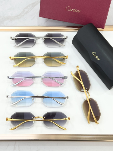 Cartier Fashion Versatile Glasses Sunglasses Size: 57-18-142