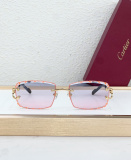 Cartier Fashion Versatile Color Changing Glasses Sunglasses Size: 56-17-142
