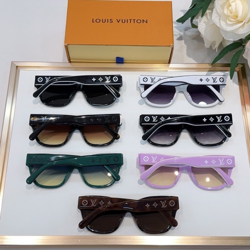 Louis Vuitton Fashion Personalized Versatile Glasses Sunglasses Size: 55-17-145