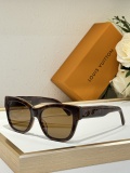 Louis Vuitton Fashion Personalized Versatile Glasses Sunglasses Size: 55-17-145