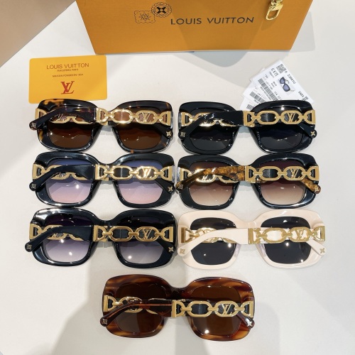 Louis Vuitton Fashion Versatile Glasses Sunglasses Size: 51-22-140