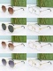 Gucci Fashion Personalized Versatile Glasses Sunglasses Size: 54-19-135