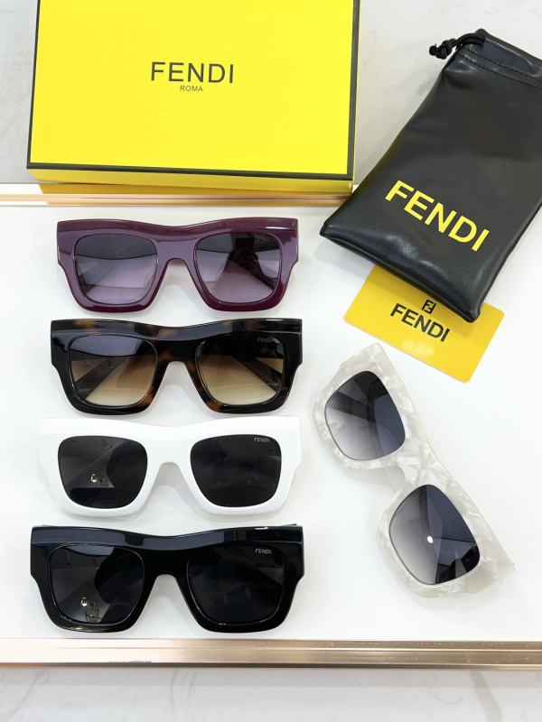 Fendi Fashion Personalized Versatile Glasses Sunglasses Size: 52-23-142