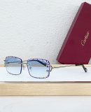 Cartier Fashion Versatile Color Changing Glasses Sunglasses Size: 56-17-142