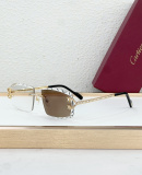 Cartier Fashion Versatile Color Changing Glasses Sunglasses Size: 58-17-142
