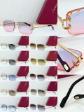 Cartier Fashion Versatile Color Changing Glasses Sunglasses Size: 56-17-142