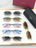 Cartier Fashion Versatile Glasses Sunglasses Size: 57-18-142