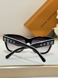 Louis Vuitton Fashion Personalized Versatile Glasses Sunglasses Size: 55-17-145