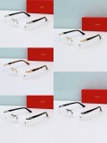 Cartier Fashion Simple Versatile Glasses Sunglasses Size: 55-18-145