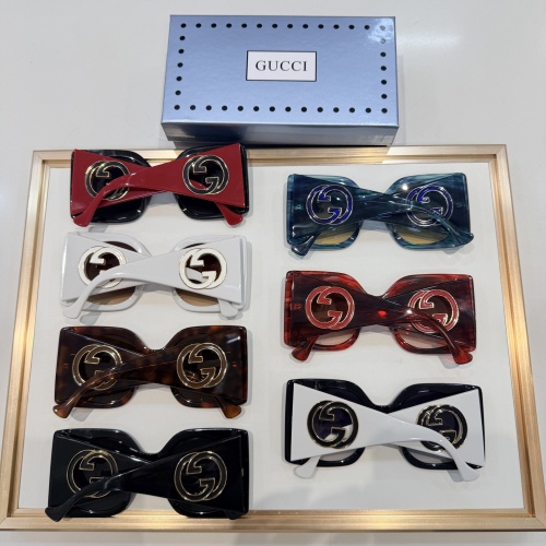 Gucci Fashion Personality GG Glasses Sunglasses Size: 53-22-145