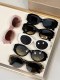 Bvlagri Personalized Fashion Versatile Glasses Sunglasses Size: 52-19-140