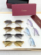 Cartier Fashion Versatile Glasses Sunglasses Size: 57-17-135