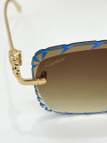 Cartier Fashion Versatile Glasses Sunglasses Size: 56-17-135