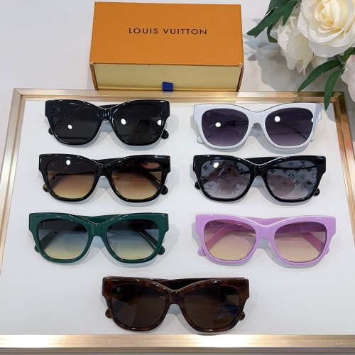 Louis Vuitton Fashion Personalized Versatile Glasses Sunglasses Size: 55-17-145