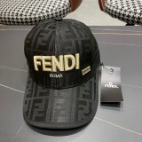 Fendi Classic Embroidered Logo Baseball Hat Couple Versatile Sunshade Duck Tongue Hat