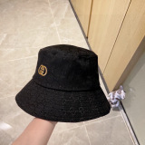 Gucci Classic Logo Printed Fisherman's Hat Couple Versatile Sunshade Hat