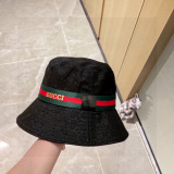 Gucci Classic Logo Printed Fisherman's Hat Couple Versatile Sunshade Hat