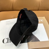 Prada Classic Triangle Logo Baseball Hat Unisex Versatile Sunshade Duck Tongue Hat