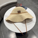 Loewe Fashion Versatile Foldable Beach Hat Sunscreen Straw Hat