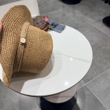 Louis Vuitton New Elegant Fashion Top Hat Straw Hat 57CM