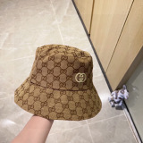 Gucci Classic Logo Printed Fisherman's Hat Couple Versatile Sunshade Hat