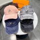 Louis Vuitton Fashion Retro Versatile Duck Tongue Hat Couple Baseball Hat