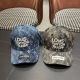 Louis Vuitton Retro Embroidered Logo Cowboy Baseball Hat Couple's Versatile Duck Tongue Hat