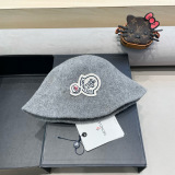 Moncler New Versatile Knitted Wool Bucket Fishing Hat Foldable Basin Hat