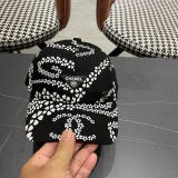 Chanel Retro Cowboy Baseball Hat Couple Versatile Duck Tongue Hat