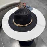Louis Vuitton New Elegant Fashion Top Hat Straw Hat 57CM