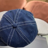 Chanel Classic Embroidered Logo Baseball Cap Couples Unisex Sun Hat