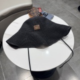 Loewe Fashion Versatile Foldable Beach Hat Sunscreen Straw Hat