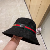 Gucci Classic Logo Printed Fisherman's Hat Couple Versatile Sunshade Hat