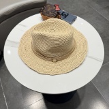 Louis Vuitton New Elegant Fashion Top Hat Straw Hat 57CM