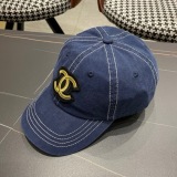 Chanel Classic Embroidered Logo Baseball Cap Couples Unisex Sun Hat