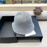 Moncler New Versatile Knitted Wool Bucket Fishing Hat Foldable Basin Hat