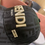Fendi Classic Embroidered Logo Baseball Hat Couple Versatile Sunshade Duck Tongue Hat