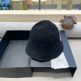 Moncler New Versatile Knitted Wool Bucket Fishing Hat Foldable Basin Hat