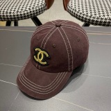 Chanel Classic Embroidered Logo Baseball Cap Couples Unisex Sun Hat