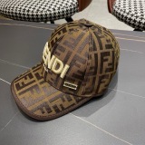 Fendi Classic Embroidered Logo Baseball Hat Couple Versatile Sunshade Duck Tongue Hat
