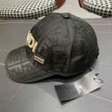 Fendi Classic Embroidered Logo Baseball Hat Couple Versatile Sunshade Duck Tongue Hat