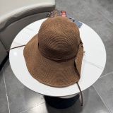 Loewe Fashion Versatile Foldable Beach Hat Sunscreen Straw Hat